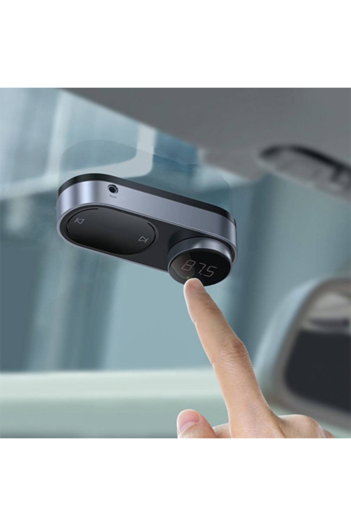 Baseus Solar Güneş Enerjili Araç Kablosuz Mp3 Çalar Fm Transmitter Siyah