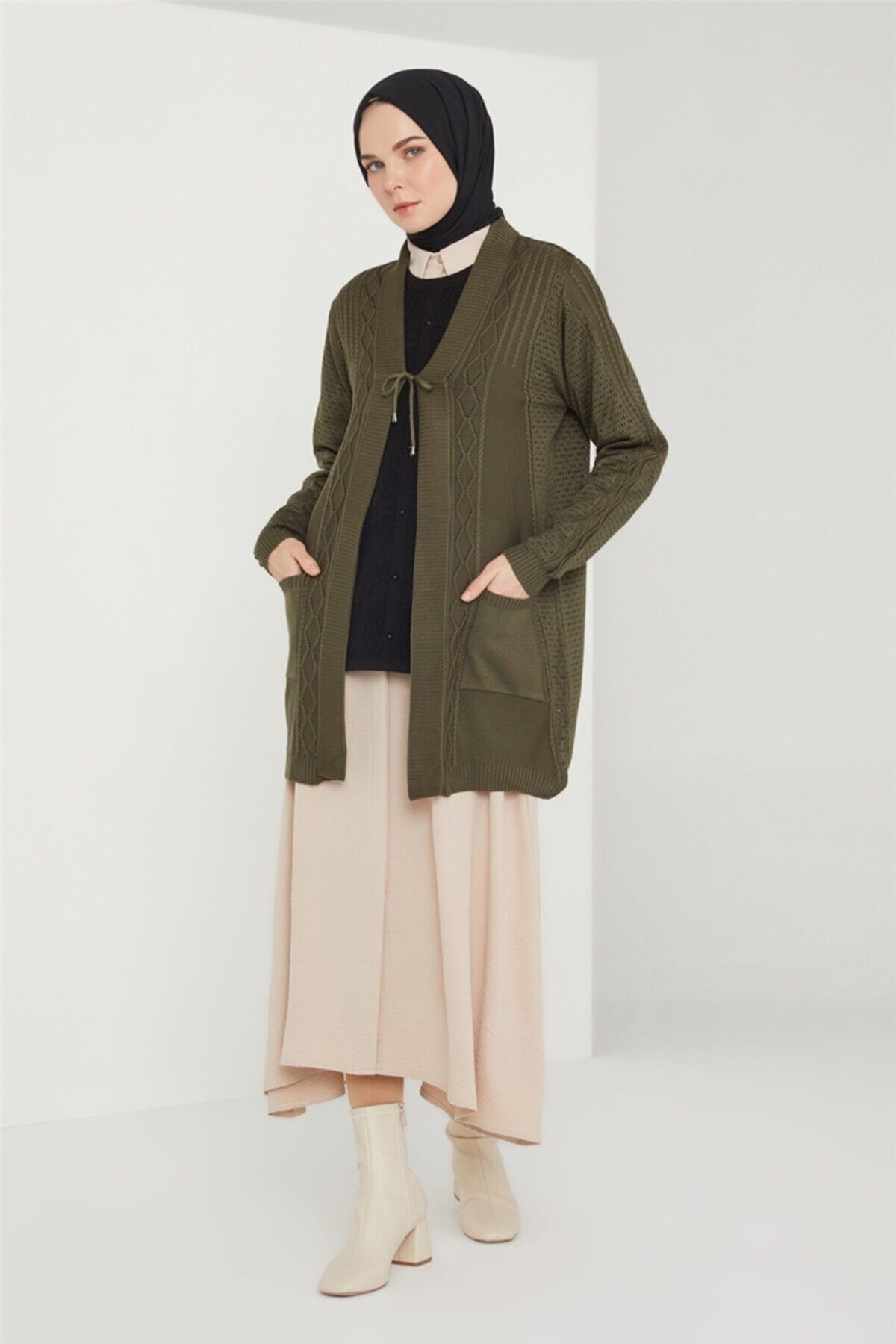 Armine Hırka 21kd9005 Haki