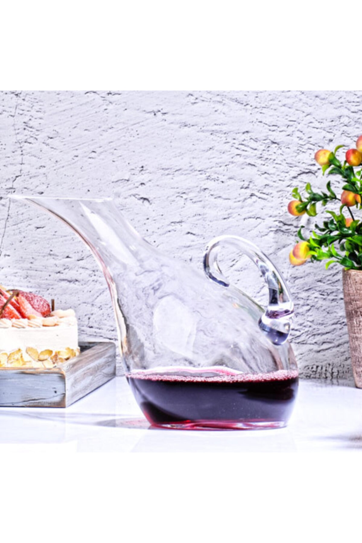 PERLAEVKAHVE Özel Sofra Yatık Sürahi