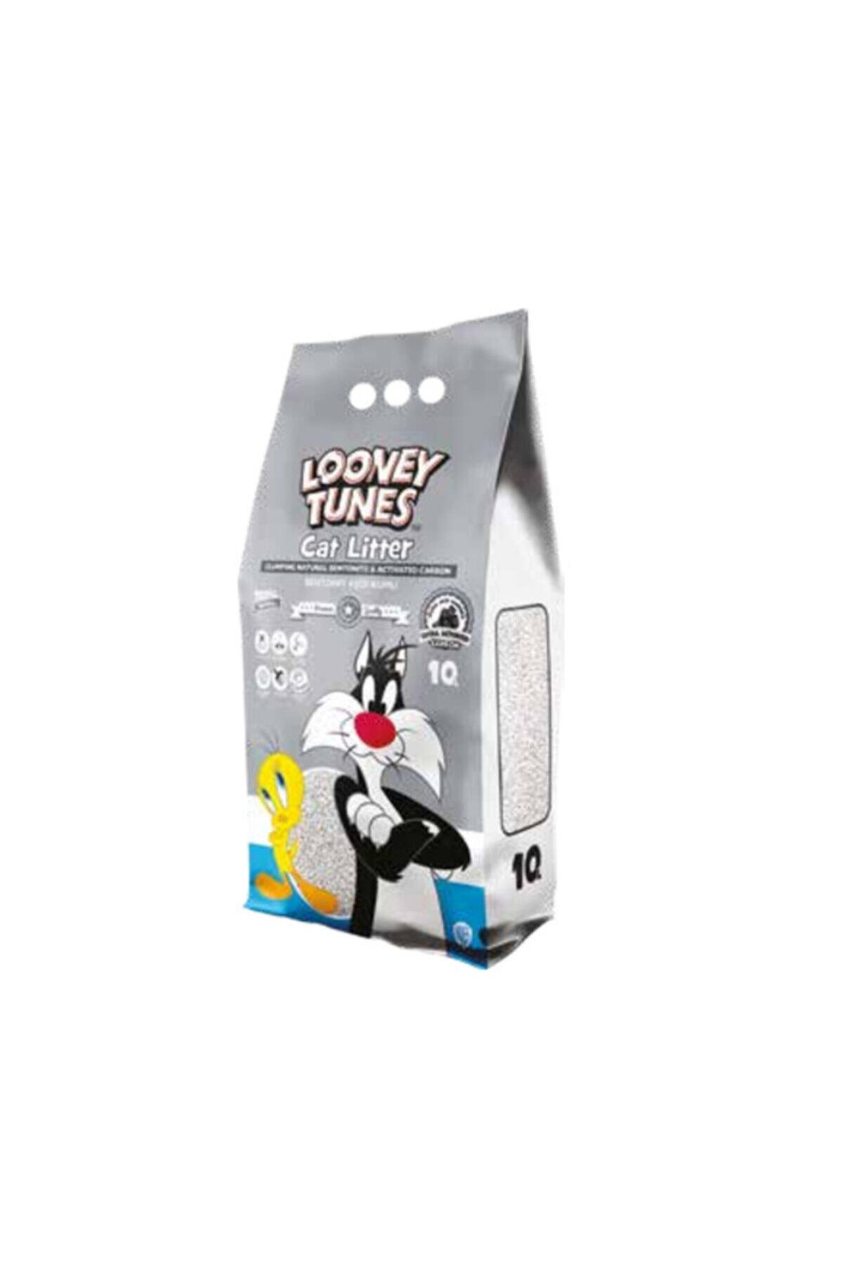 Looney Tunes 10lt Aktif Karbonlu Bentonit Kedi Kumu