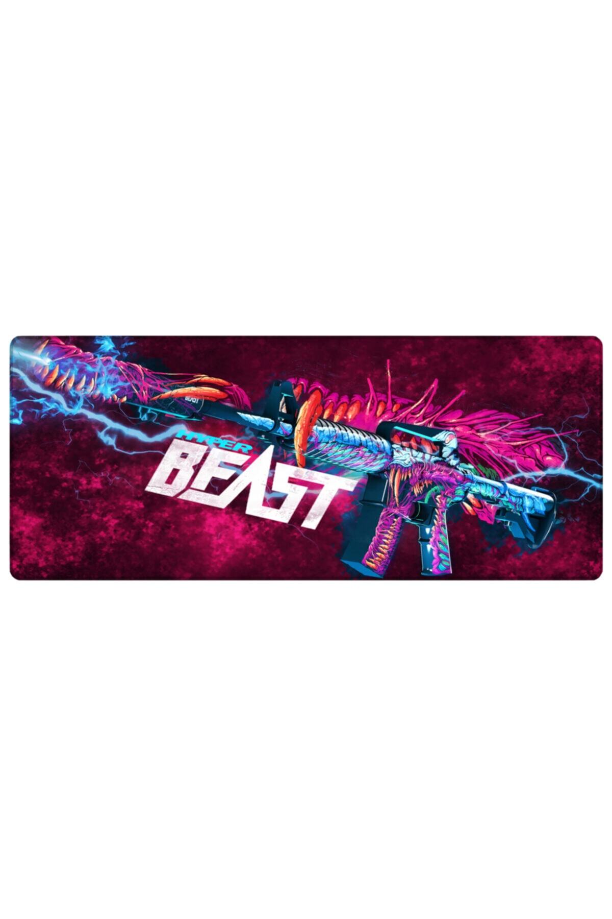 PORGE Mouse Pad M-4 Hyper 80x30 Cm Xl Büyük Gaming Oyuncu Mousepad