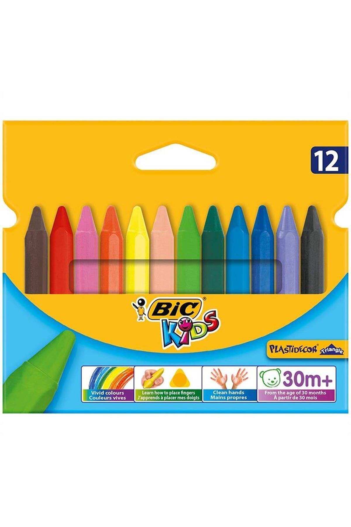 Bic Marka: Kids Plastidecor Üçgen 12 Li Pastel Boya 8297732 Kategori: Pastel Boya