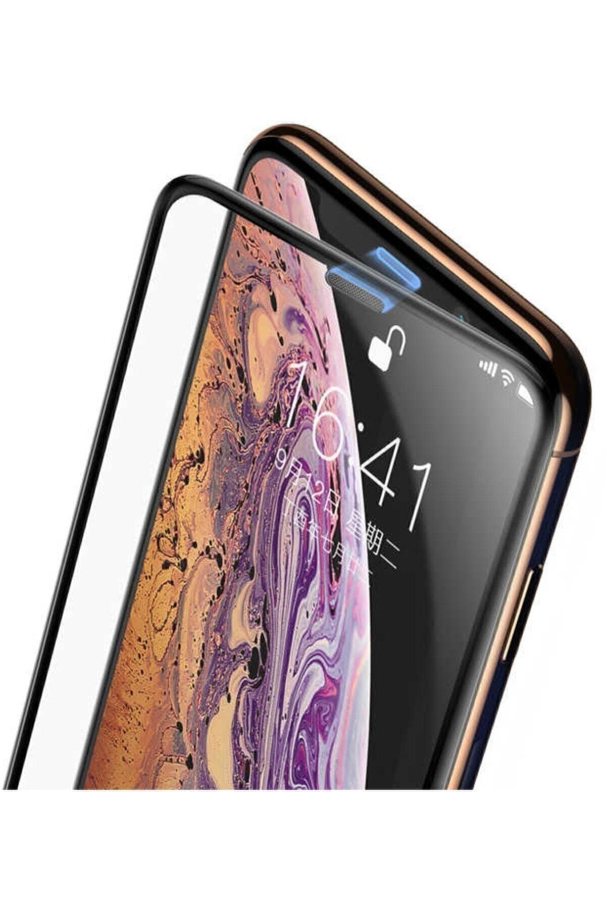 dijimedia Iphone 11 Kırılmaz Cam Tam Kaplayan Mikrofon Kısmı Metal Ekran Koruyucu