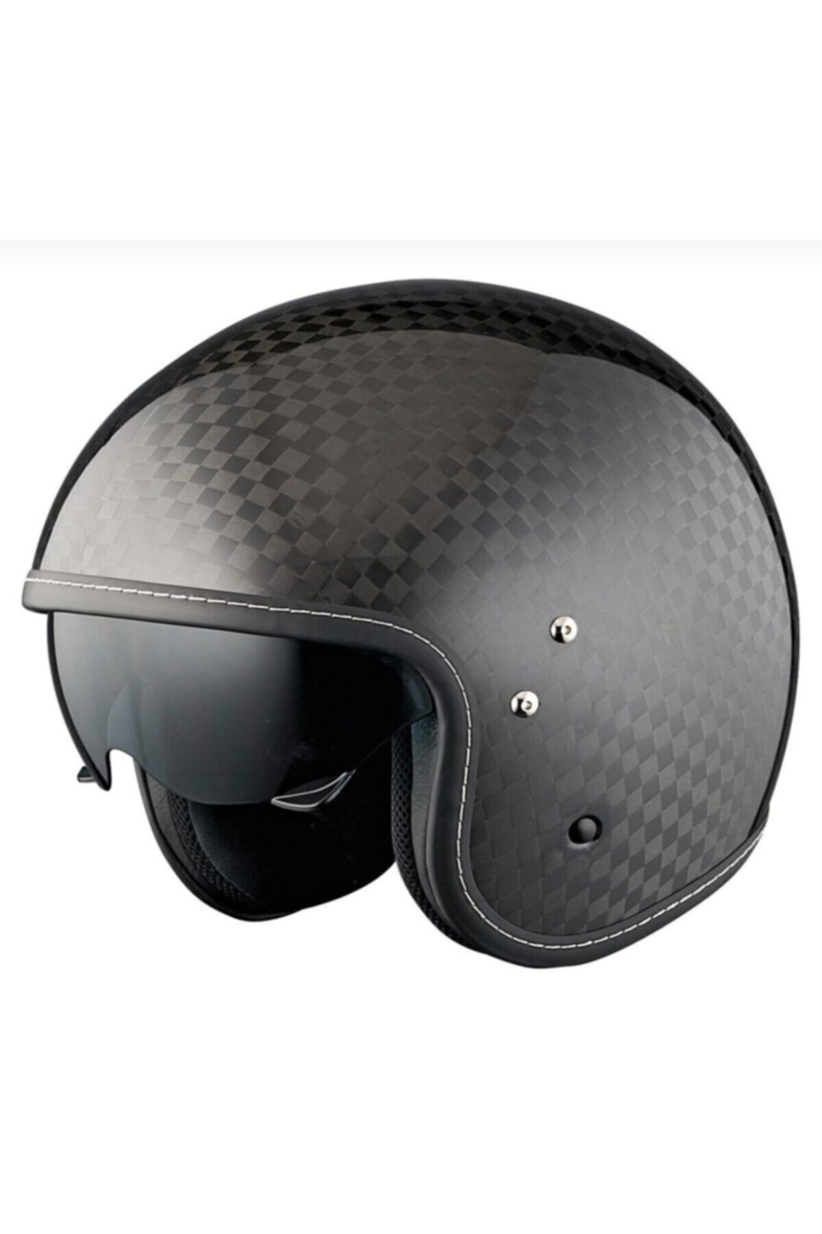 IXS Hx 70 Carbon Jet Yarım Motosiklet Kaskı Karbon