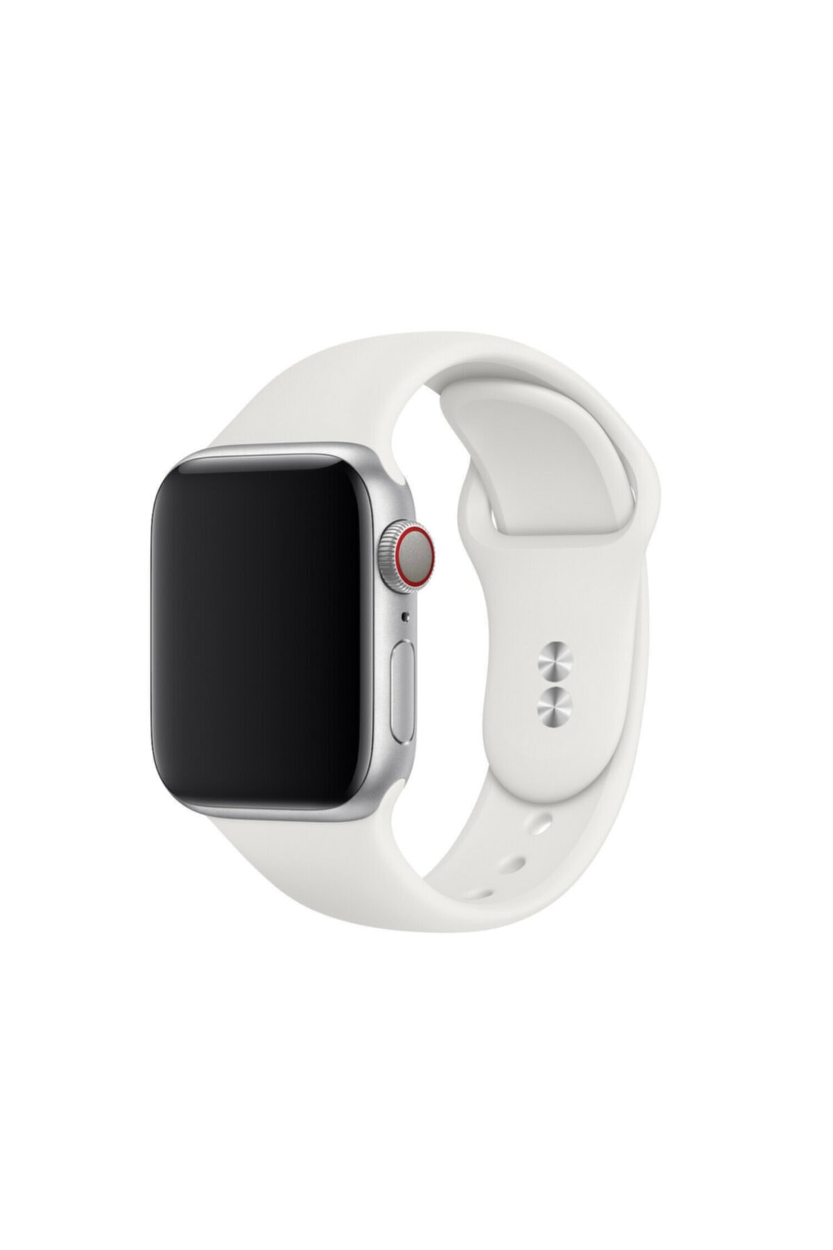 Bilişim Aksesuar M/l Beden Apple Watch 2 3 4 5 6 Uyumlu Se 42 Mm 44 Mm Spor Sililkon Kordon