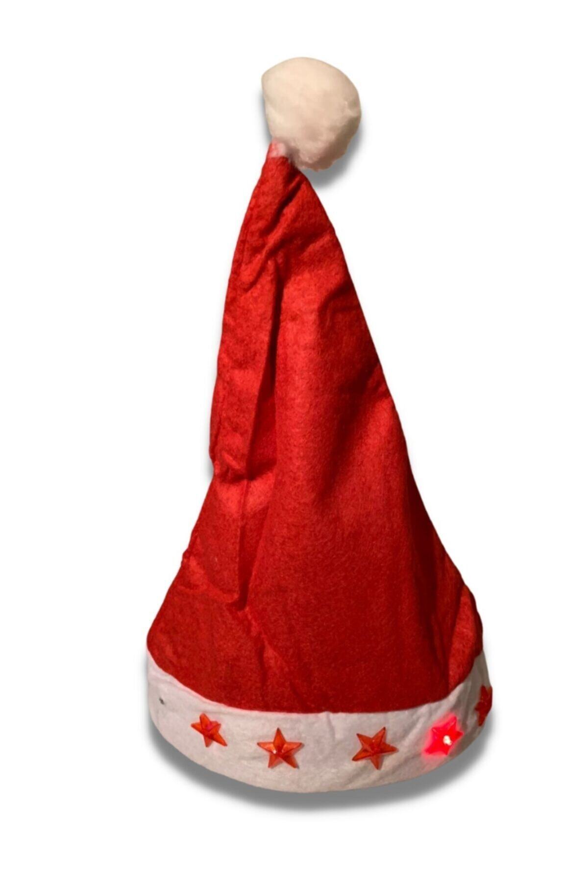 Uzay Ambalaj Gönder Sepete Yılbaşı Işıklı Noel Baba Şapka