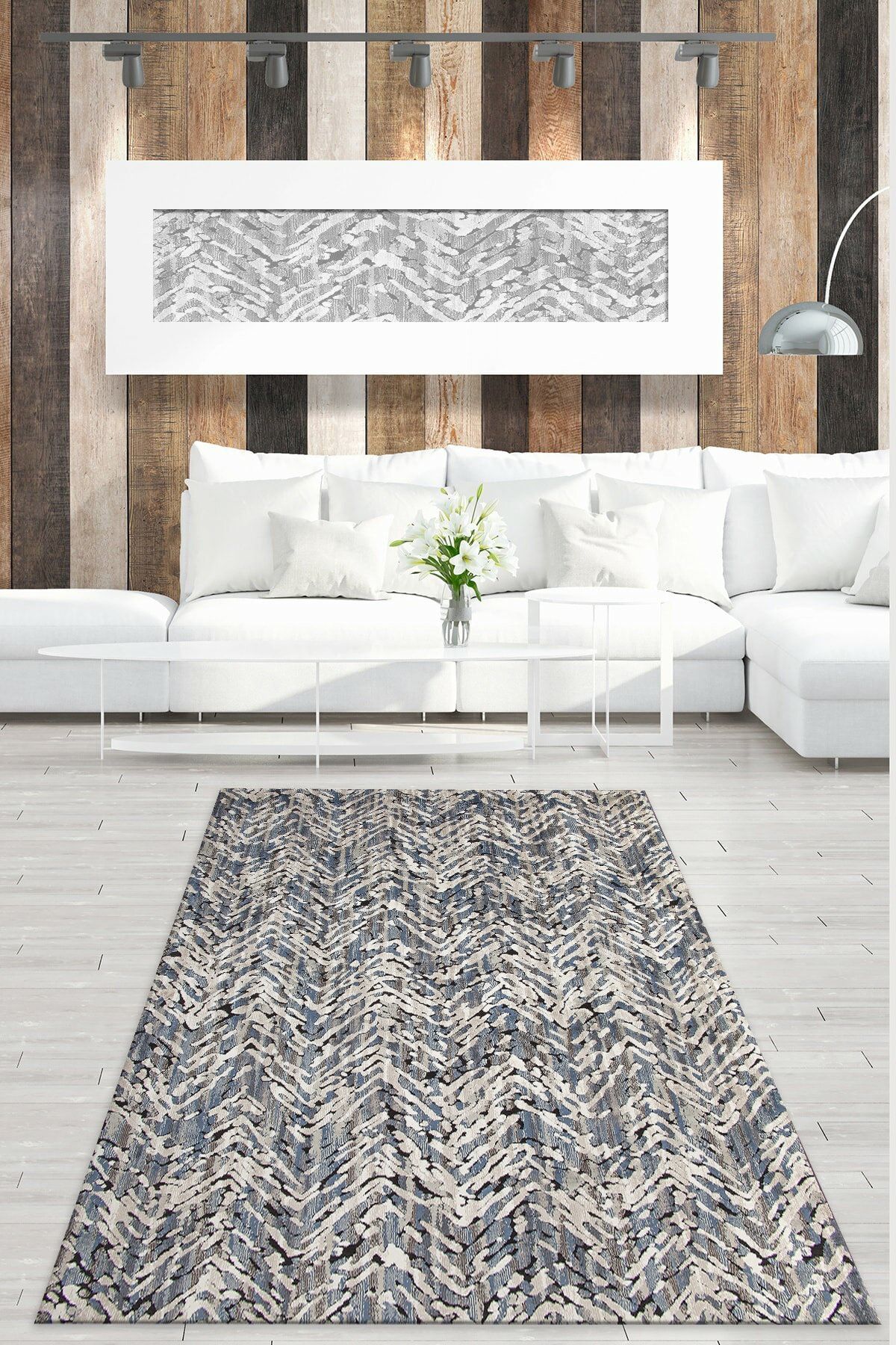 G&C HOME Kaymaz Dijital Baskılı Süngerli Halı Örtüsü 1108