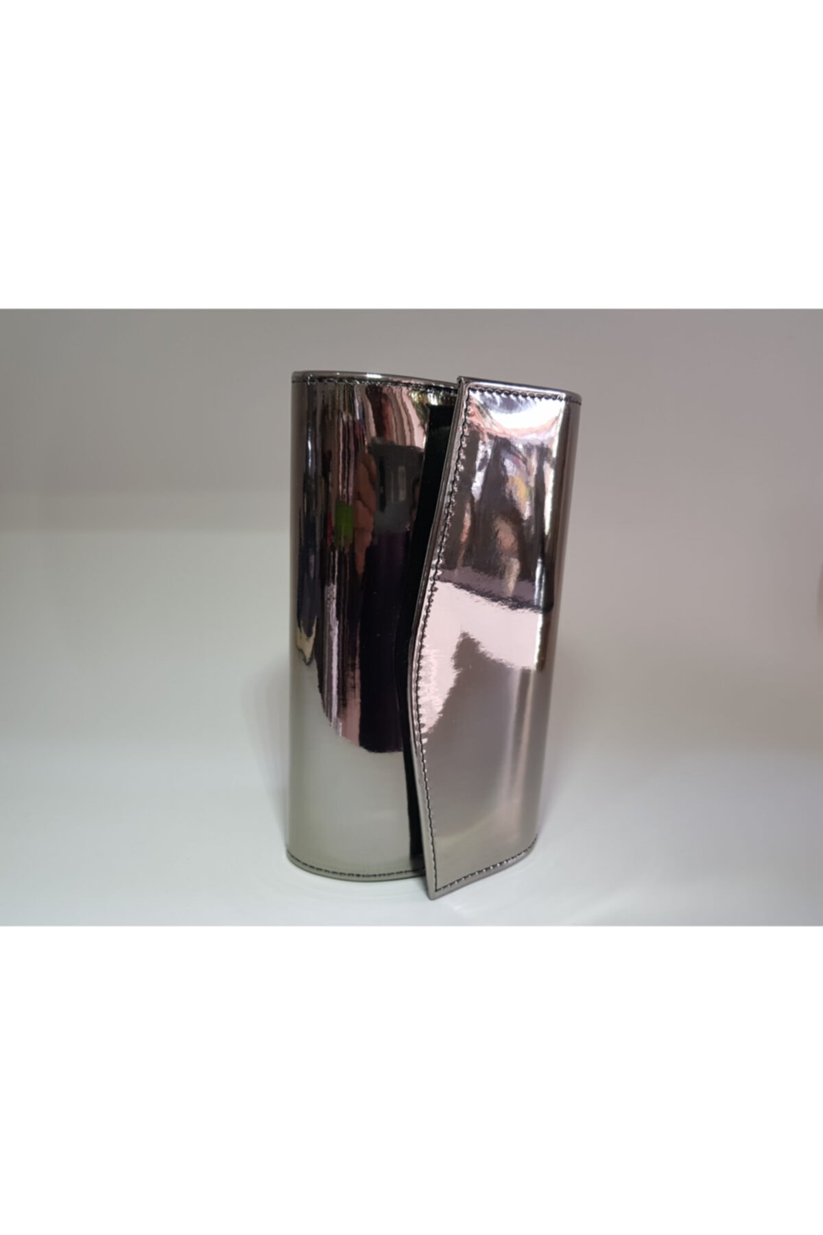 Stilettoheeledshoes Lame Ayna Portföy Çanta