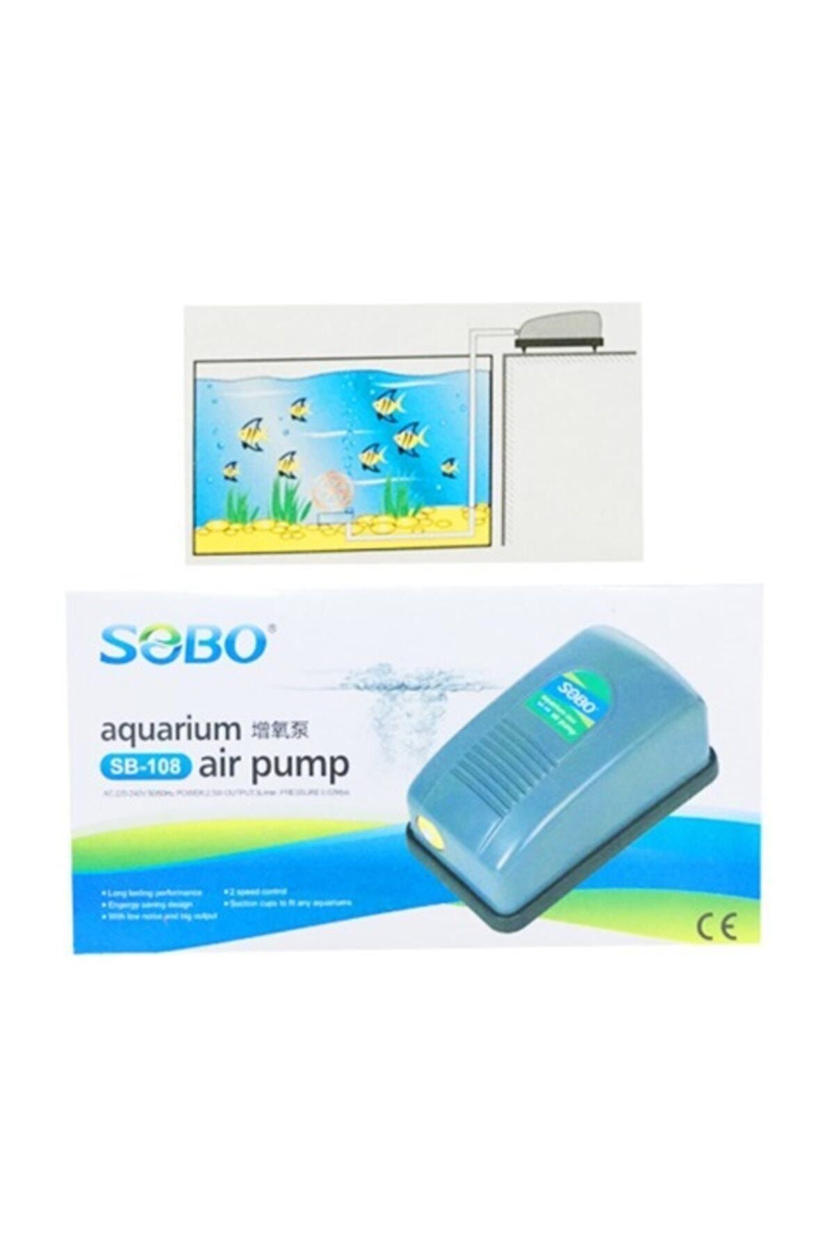 Sobo Tek Çıkışlı Hava Motoru Sb-108 2,5w 3lt/dk