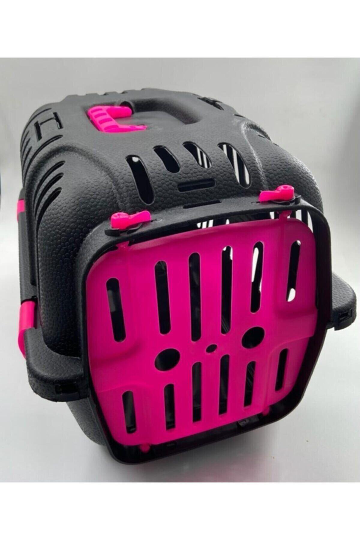 Laura Butik Pet Taşıma Çantası Kedi Köpek Taşıma Çantası Box Kaliteli Büyük Boy -pembe