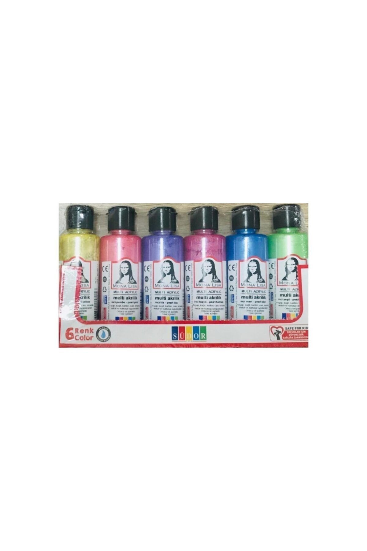 Monalisa Mona Lisa Multi Akrilik Boya 6 Metalik Renk X 70 Ml Şişe