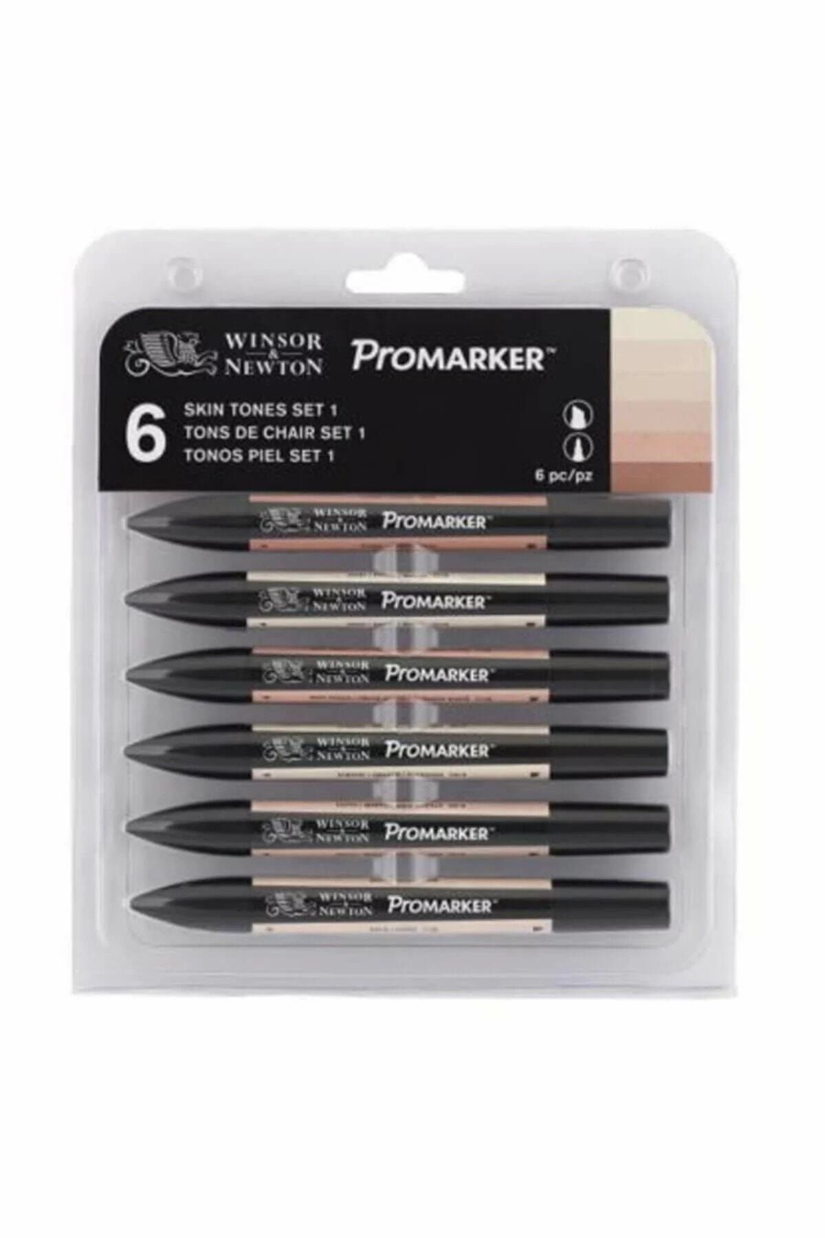 Winsor Newton Winsor & Newton Promarker Set 6 - Skin Tones 1