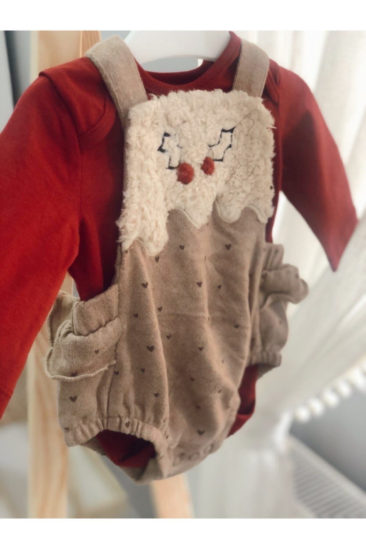 Zeybabybutik Geyikli Tulum Set