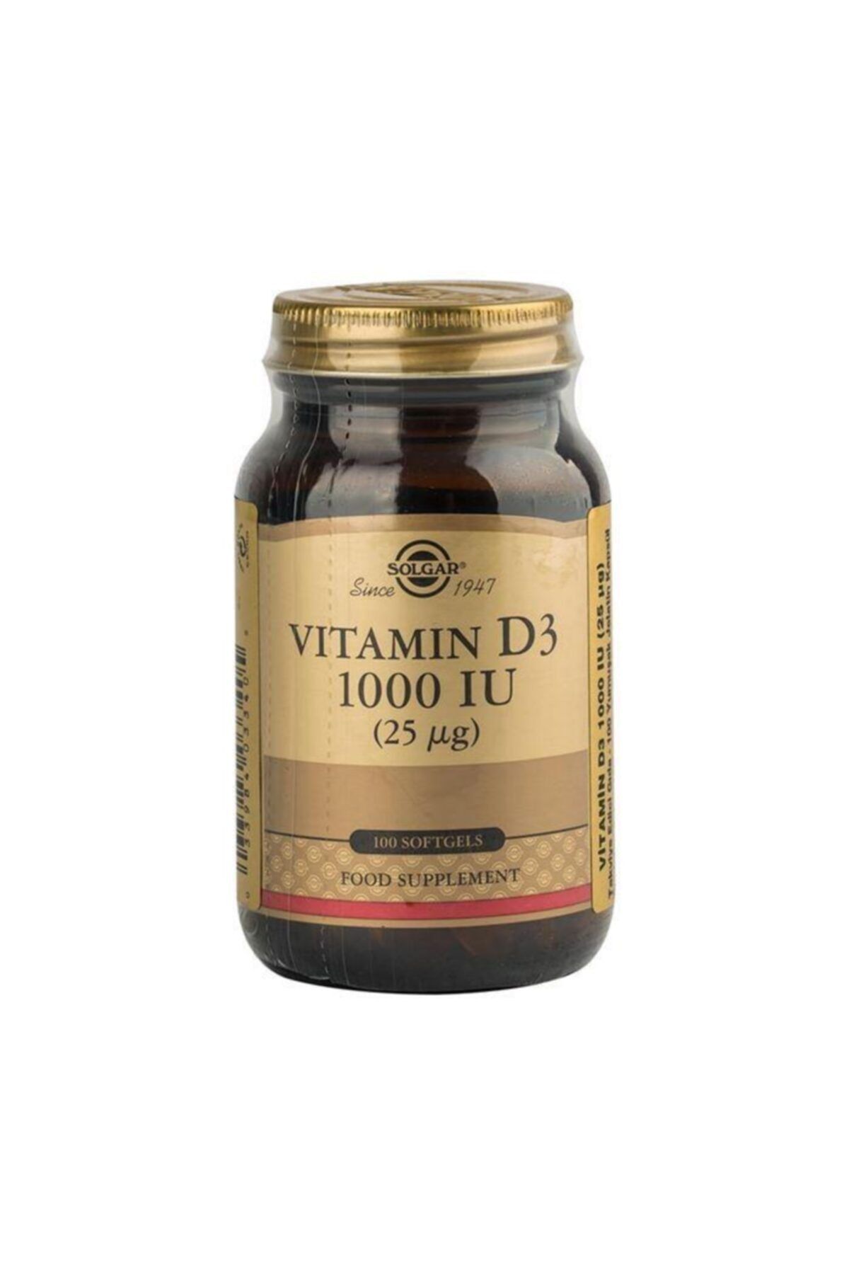 Solgar Vitamin D3 1000 Iu 100 Tablet