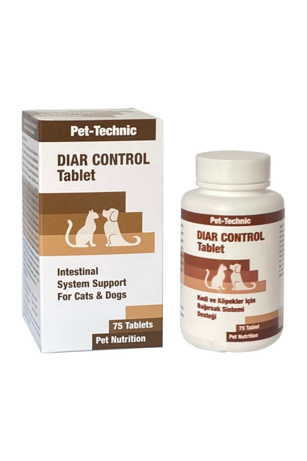 SevdePet Diar Control Tablet Kedi Ve Köpekler Için Bağırsak Sistemi Desteği 75 Tablet