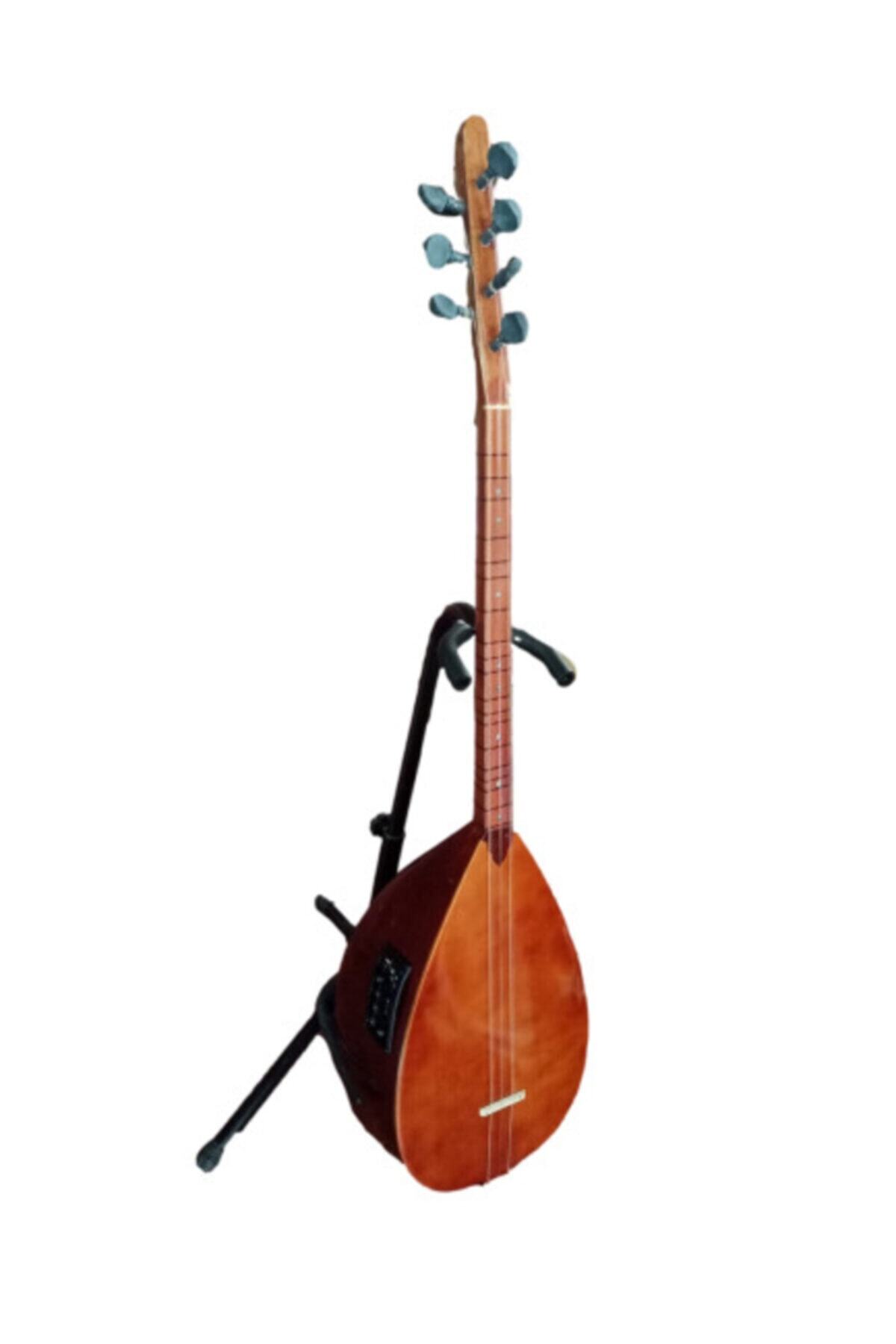 YNS Müzik Ekolayzırlı Kısa Sap 40 Tekne Maun Bağlama