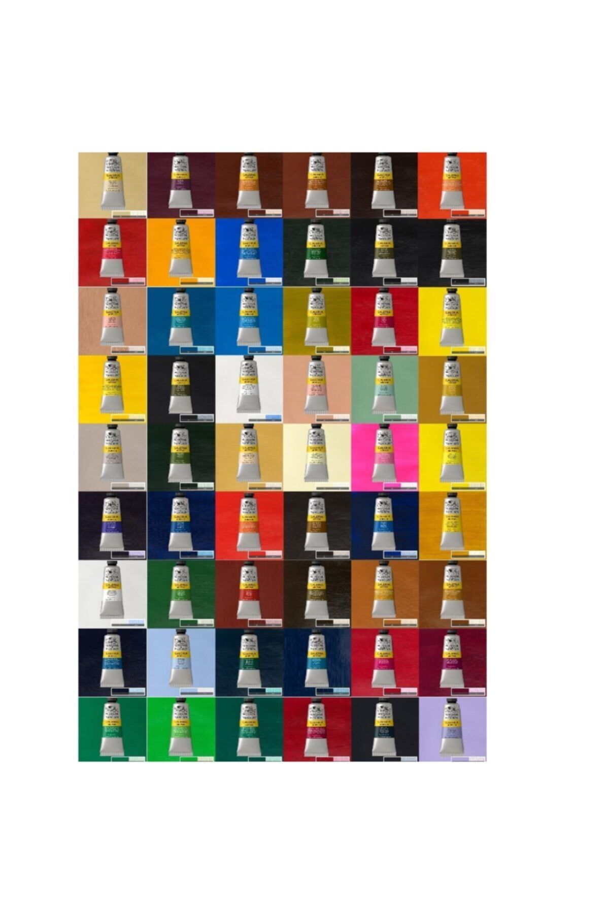 Winsor Newton Galeria Acrylic 60ml - 60'lı Set (tüm Renkler)