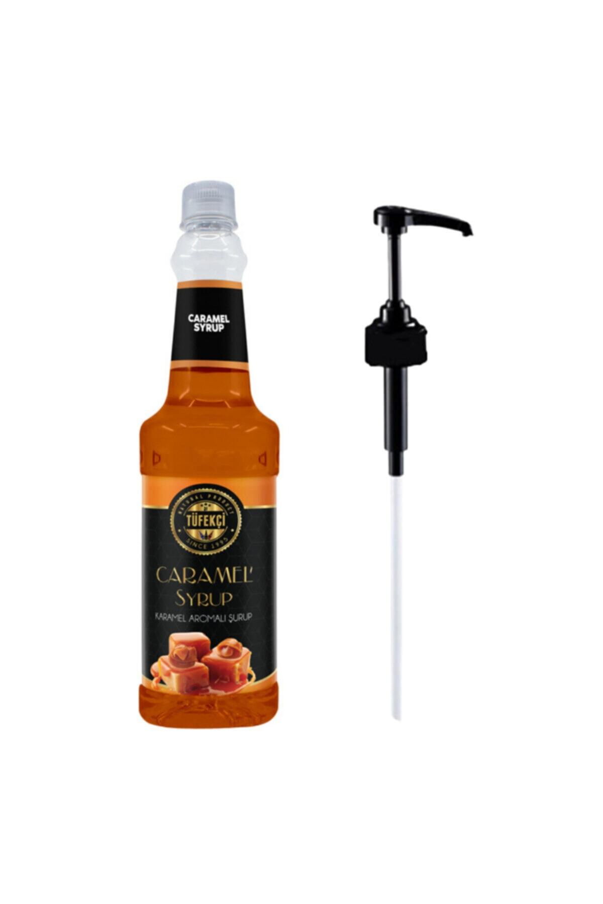 By Tüfekçi Karamel Şurup 750ml Ve Şurup Pompası