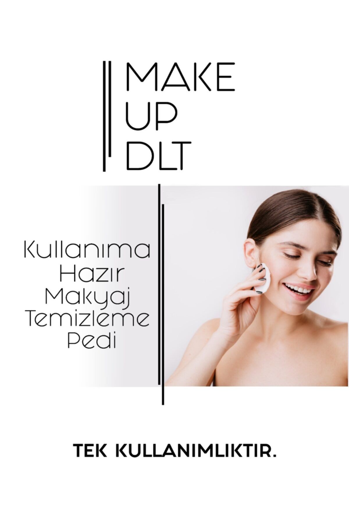 Makeup Makyaj Temizleyici Disk Pamuk Misel Su Doğal Dlt