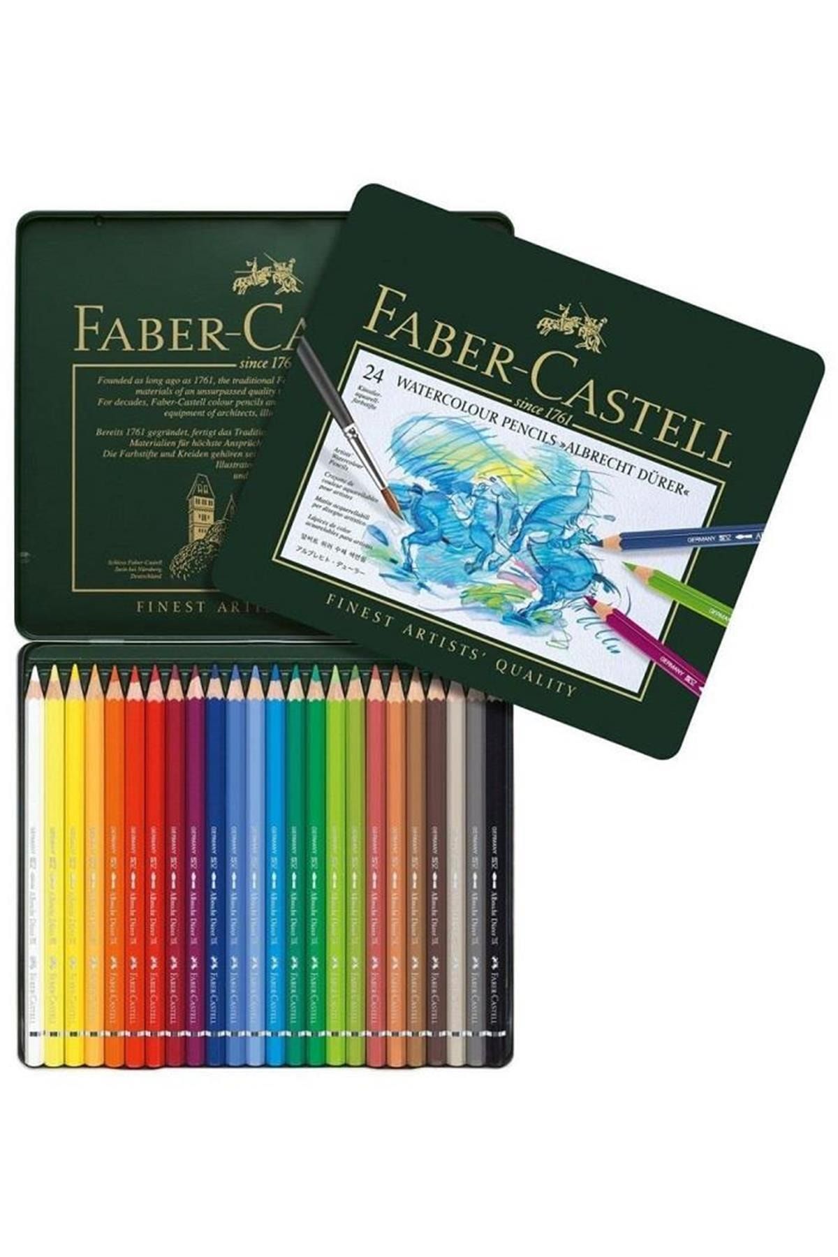 Faber Castell Marka: Albrecht Dürer 24 Renk Aquarell Sulu Boya Kalemi 117524 Kategori: Kuru Boya Kal