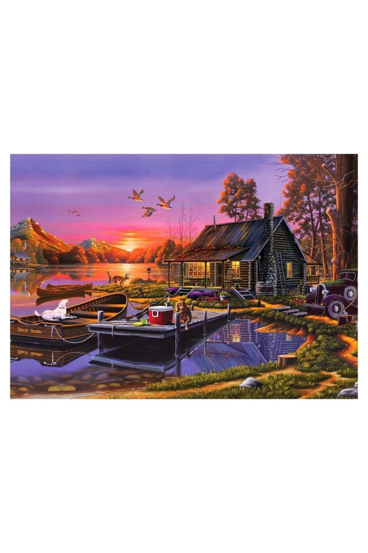 KS Oyuncak Ks Lakeside Cottage 2000 Parça Puzzle
