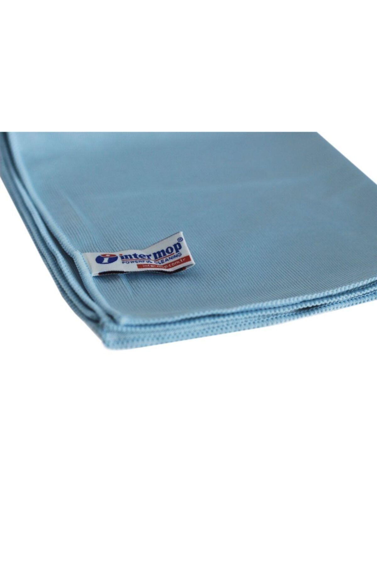 İntermop Intermop Mikrofiber Cam Temizleme Bezi Mavi 40 x 40 cm
