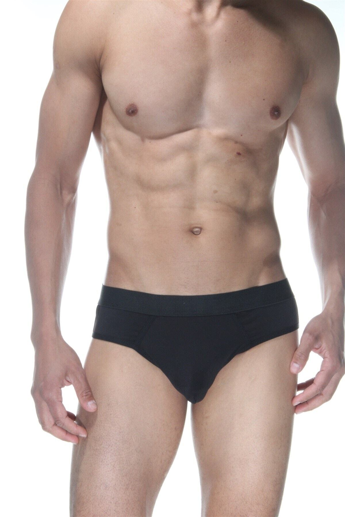 ÇAĞLAR BUTİK Siyah Erkek Jockstrap (dm102126)