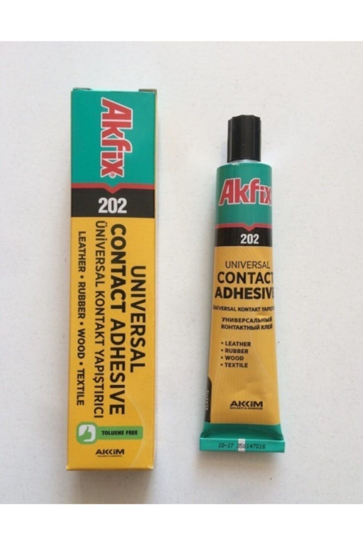 Akfix 202 Universal Genel Amaçlı Yapıştırıcı 50gr/ Derikauçuk-kumaş-mukavva-plastik Yapıştırıcı