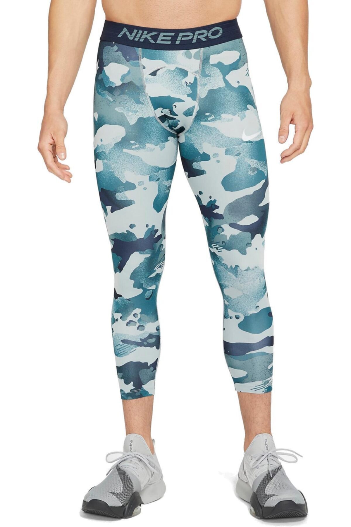 Nike Pro Camo Erkek Tayt Cz1229-019