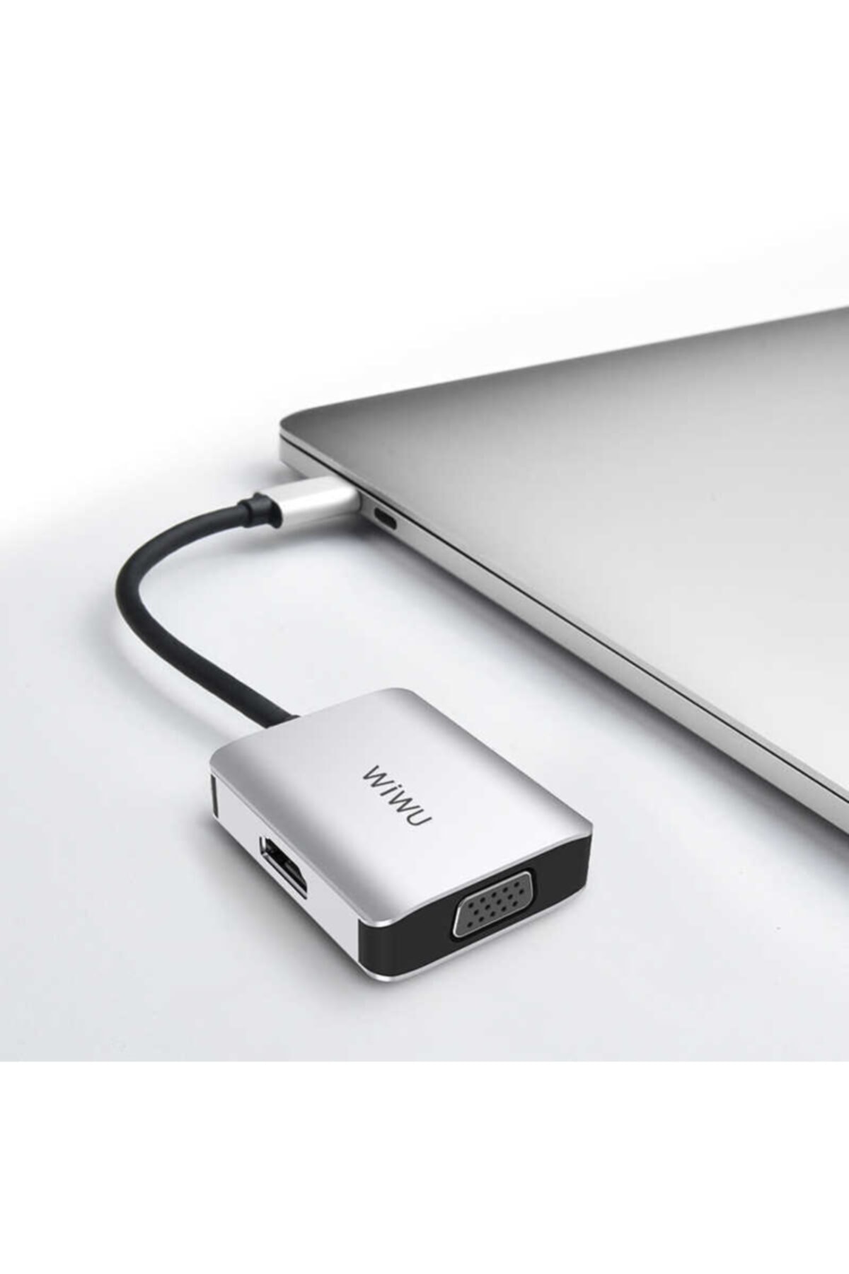 DvDBilişim Macbook 15.4 Inç Pro Retina Uyumlu 2 In 1 Type-c Çoklayıcı