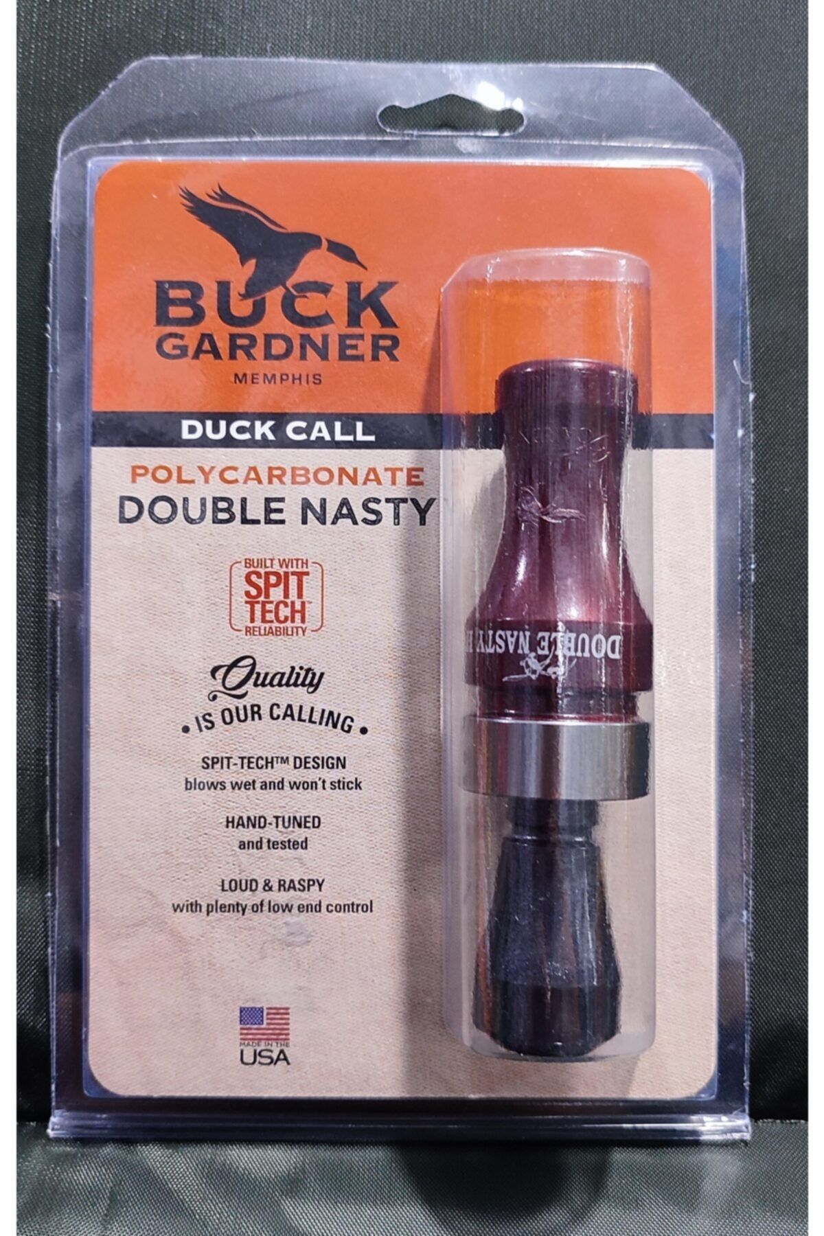 BUCK GARDNER Polycarbonate Double Nasty Iı Ördek Düdüğü