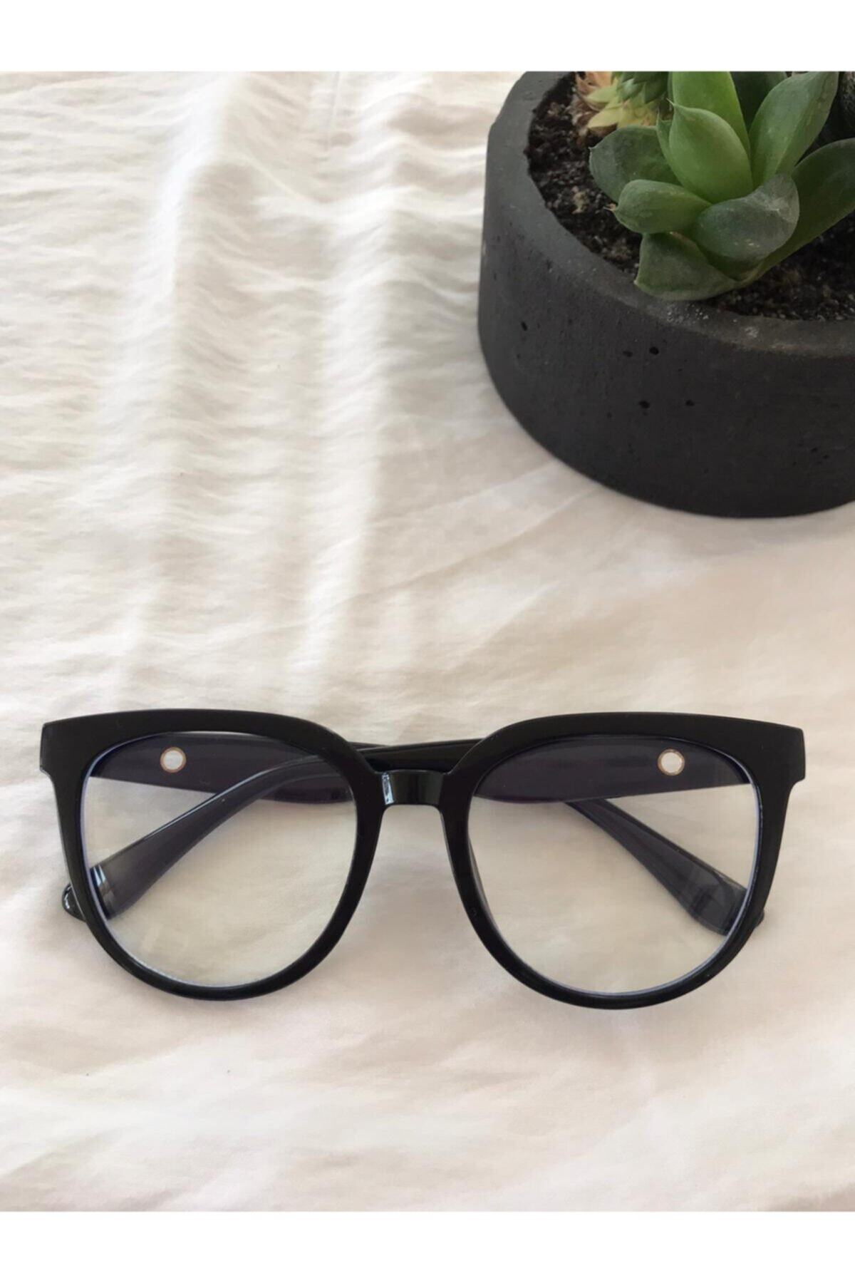 GEBBS STORE Unisex Siyah Mavi Işık Korumalı Ekran Ve Okuma Gözlüğü