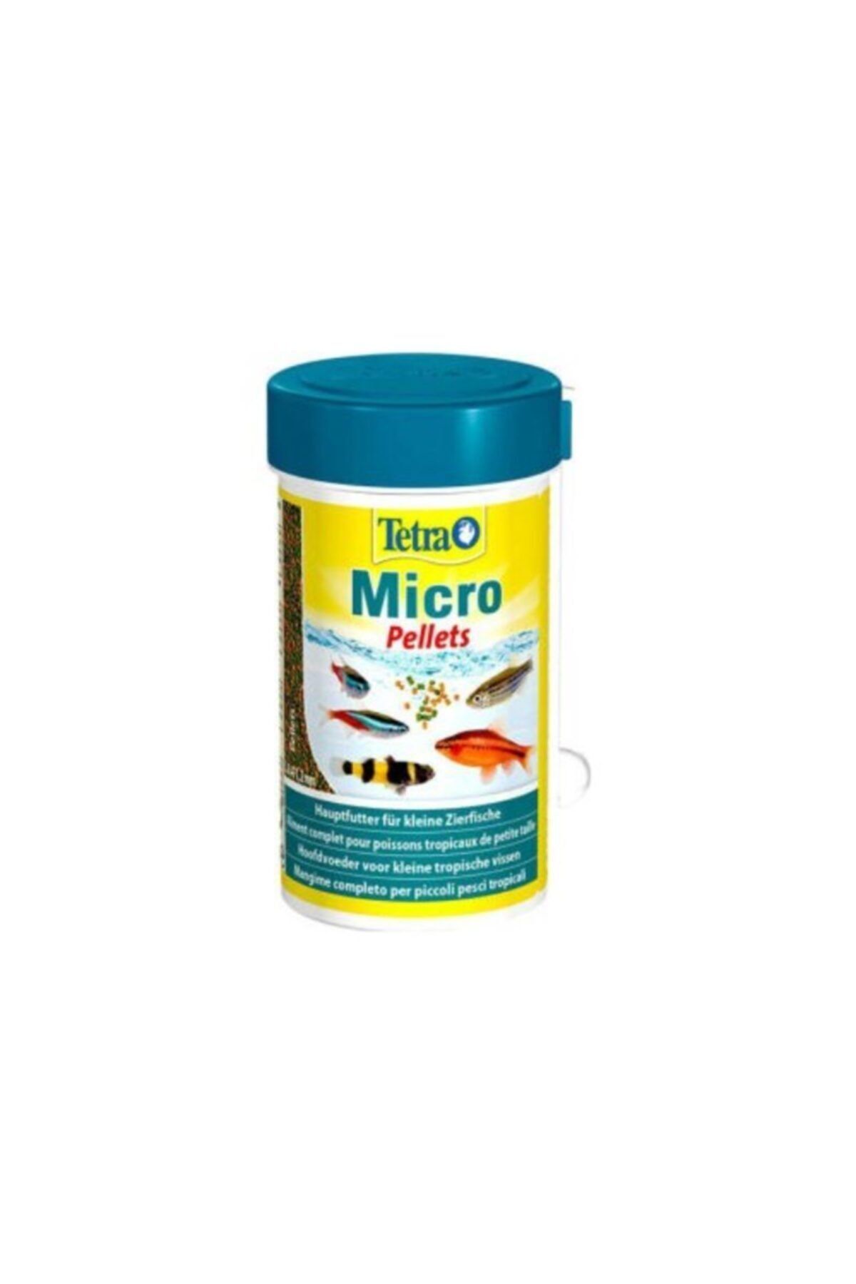 Tetra Micro Pellets - Küçük Ağızlı Tropikal Balık Yemi 46 Gr / 100 Ml