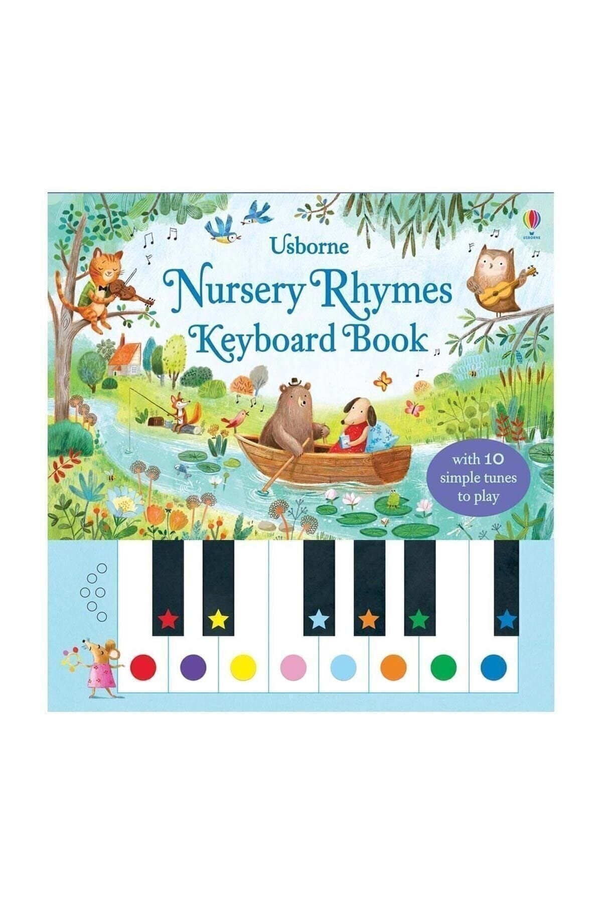 Usborne The Usborn Nursery Rhymes Keyboard Book Beyaz