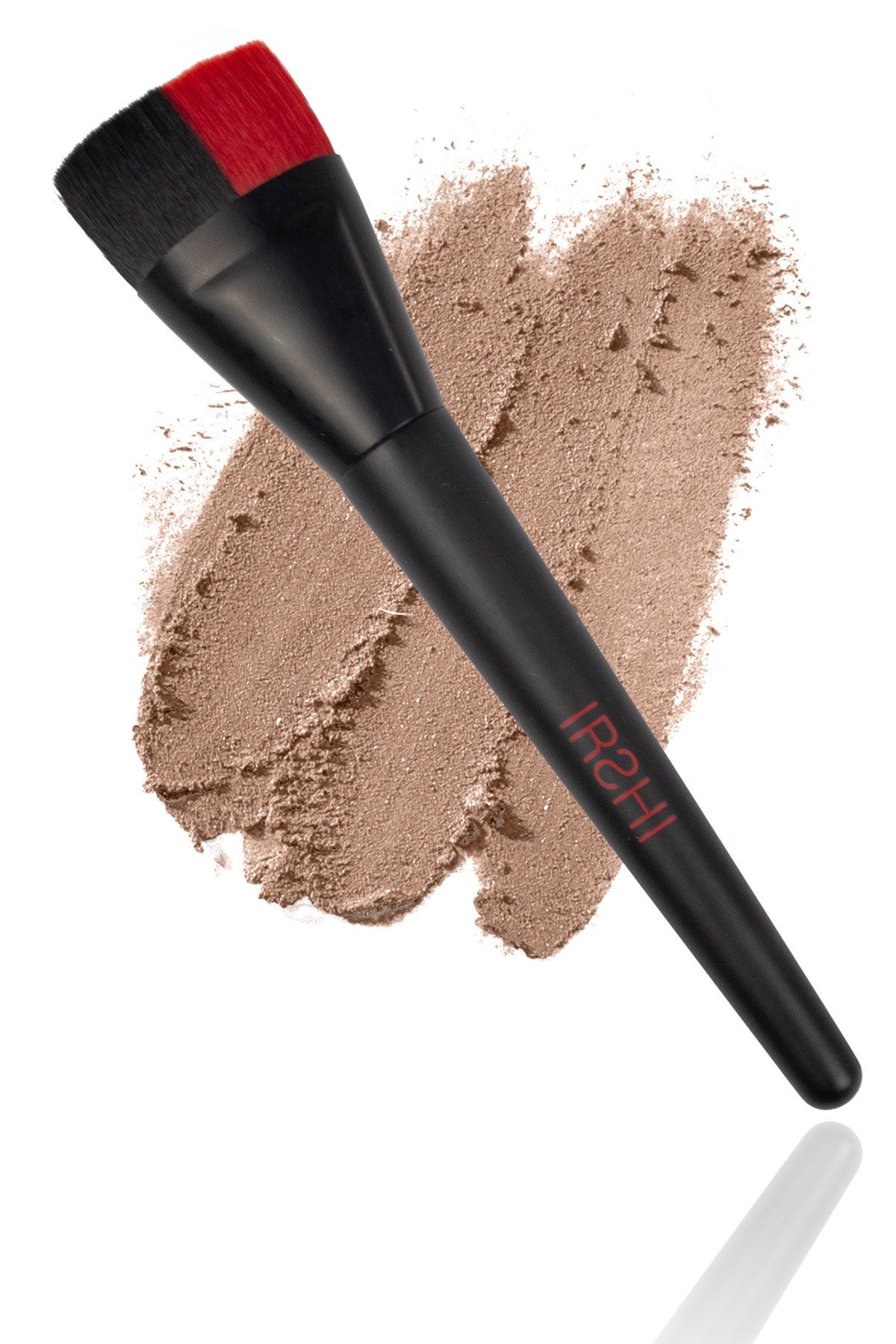 IRSHI The Midnight Glow Collection - Kabuki Fondöten Fırçası - Siyah & Kırmızı Iki Renkli Özel Tasarım