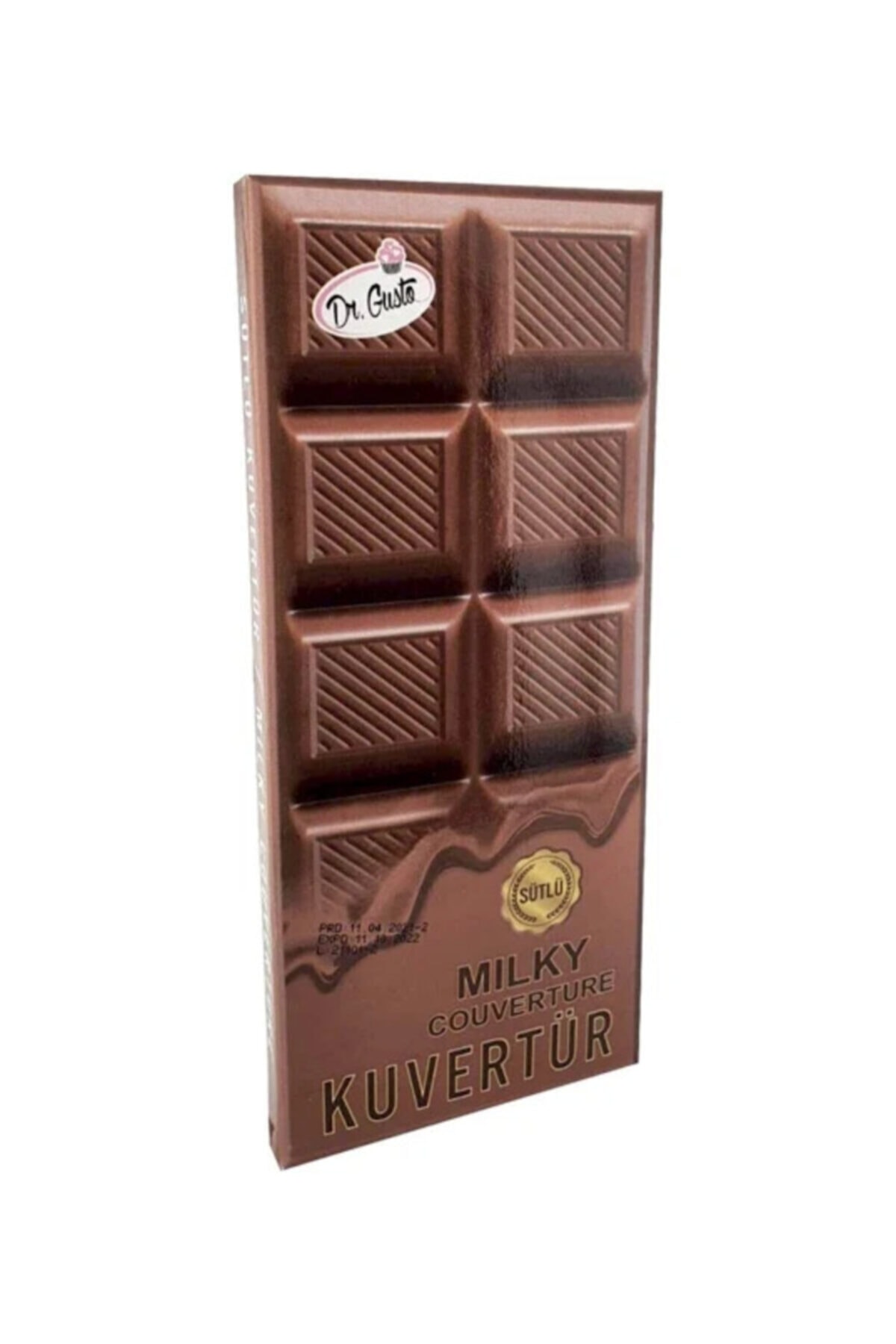 Dr. Gusto Sütlü Kuvertur Çikolata 200 Gr