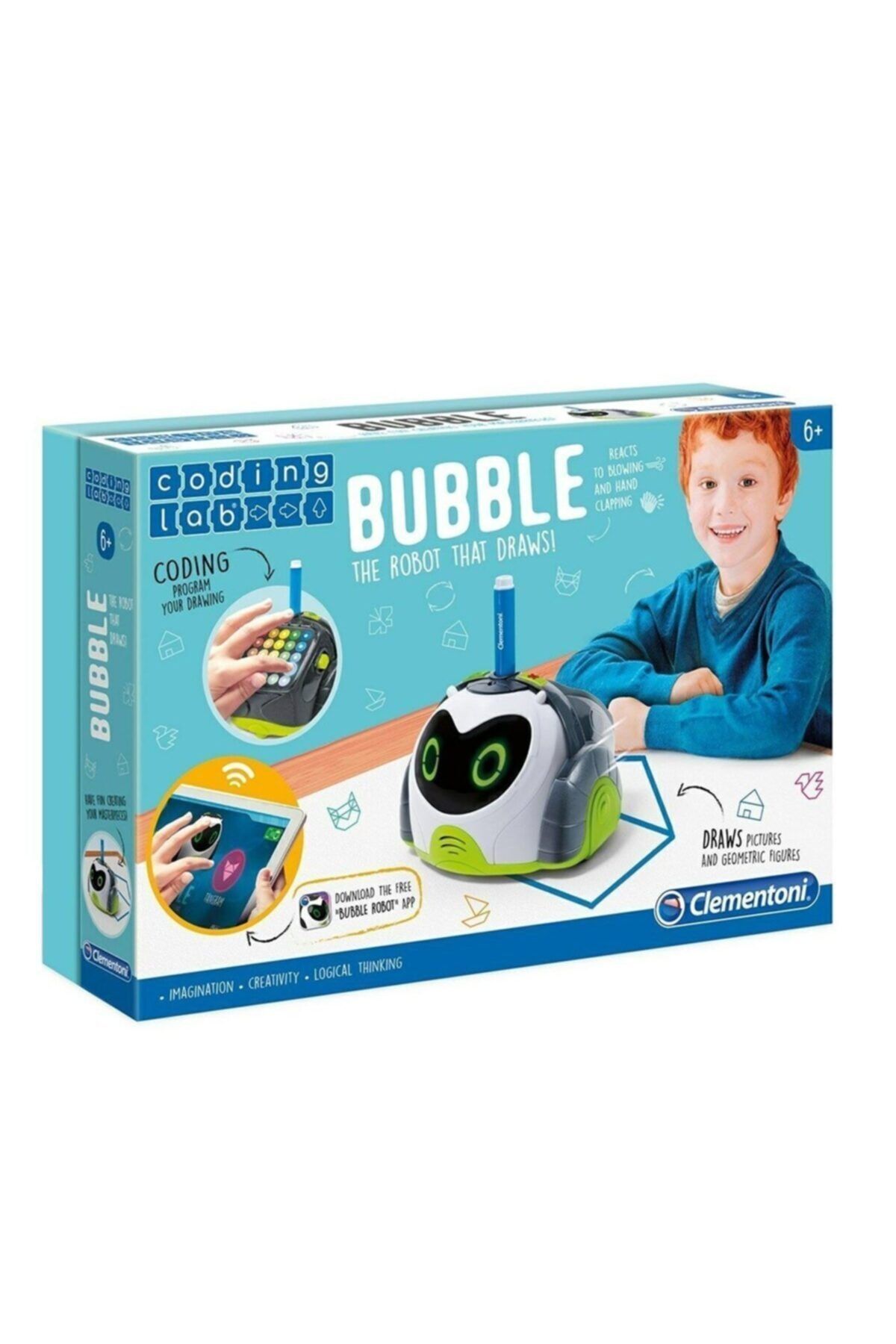 Clementoni Puzzle 75052tr Bubble - Eğitici Tasarım Robot / Kodlama-coding Lab /+6 Yaş
