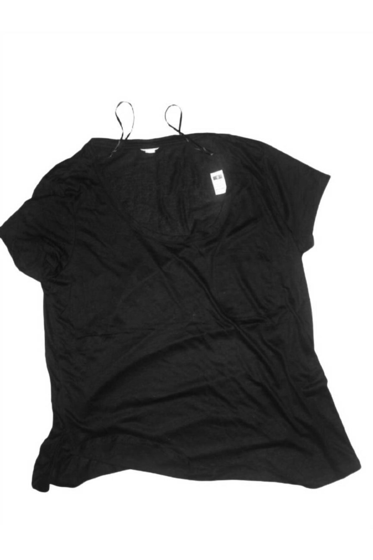 eksarbutik Bisiklet Yaka Basic T-shirt Kısa Kol