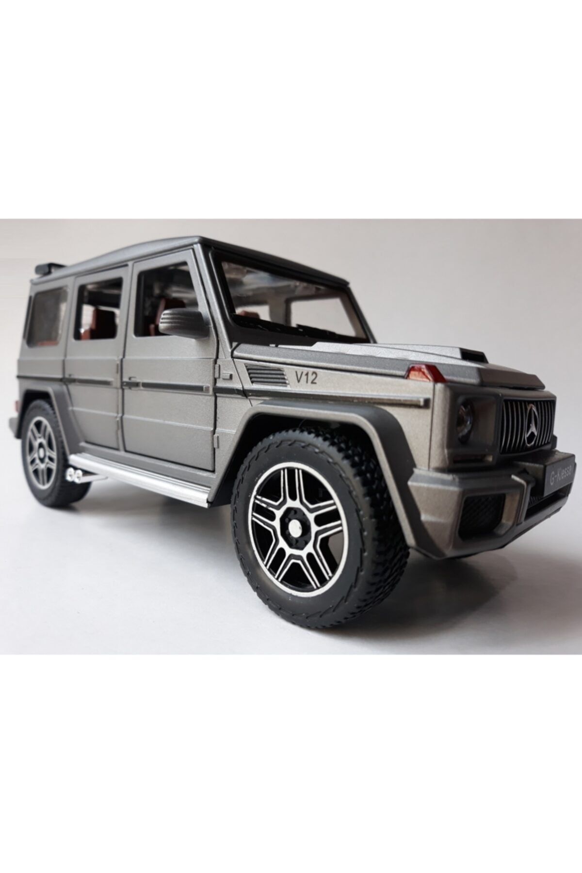 OYUNCAKSAHİLİ Mercedes Benz Brabus G63 Jip Diecast Collectıon Metal 1.24 Model 6 Kapı Bagaj Kaput Aç