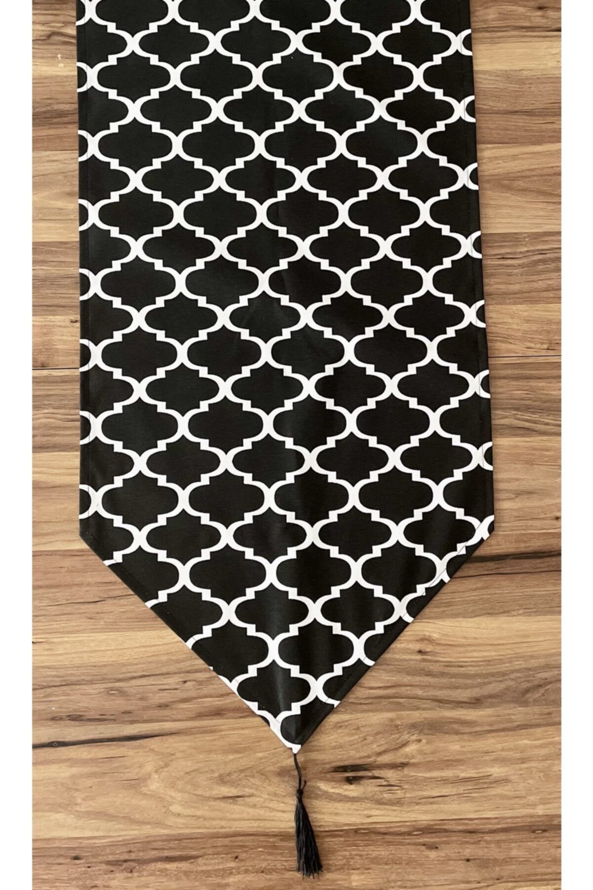 FUS BLUE Desenli Püsküllü Runner
