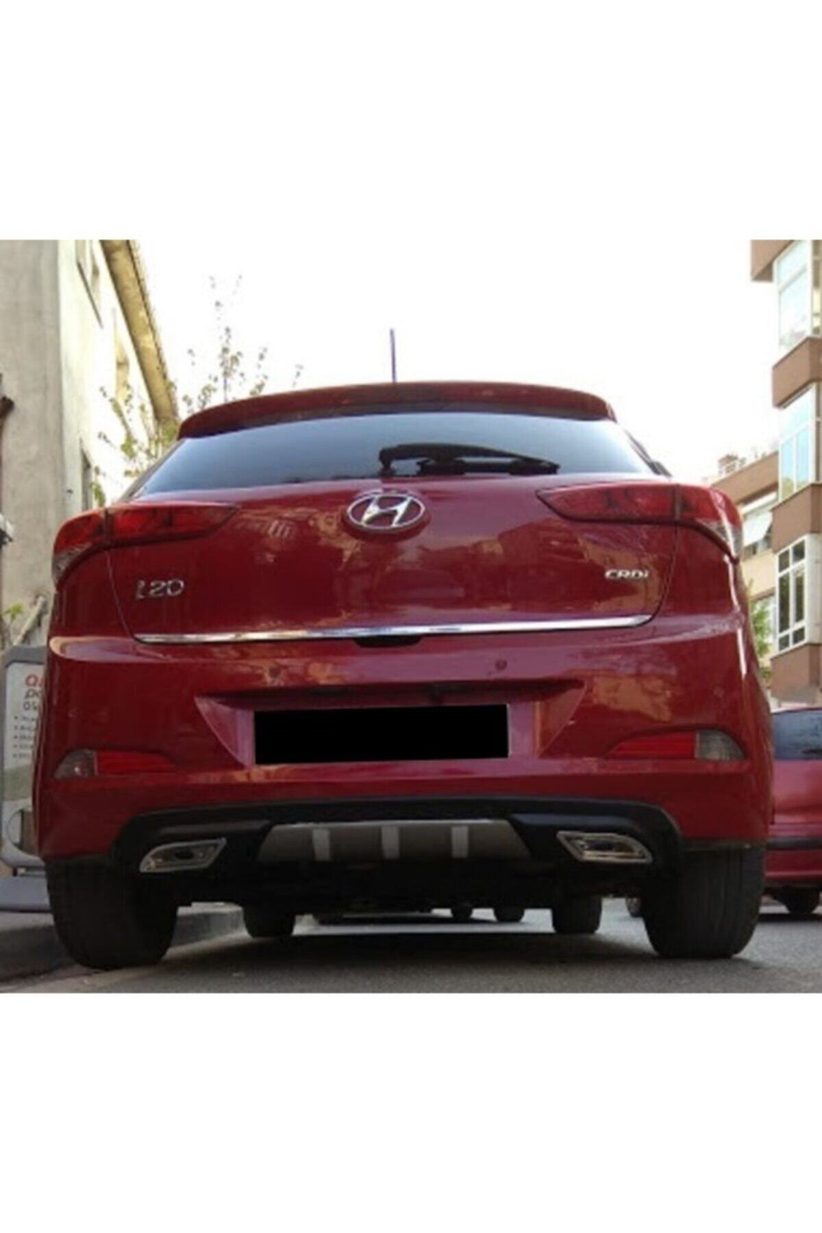 ElitTuning Yeni Hyundai I20 Arka Tampon Eki Üniversal Difüzör-difizör Abs