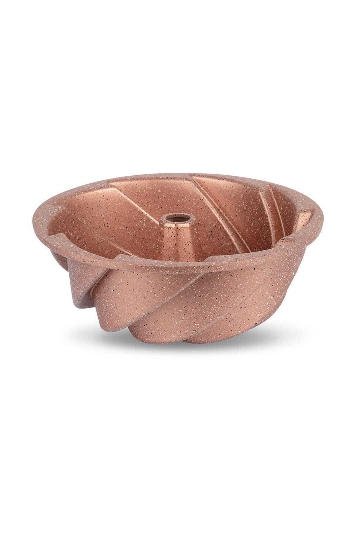 ThermoAD Rose Gold Rüzgar Gülü Granit Kek Kalıbı