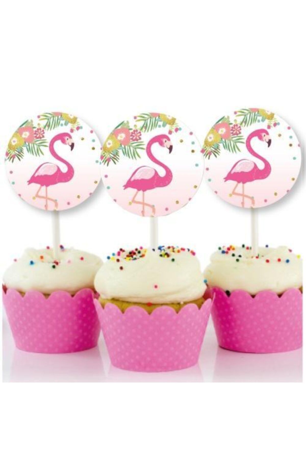 Simbastore Flamingo Temalı Parti Kürdan Süsü 20 Adet