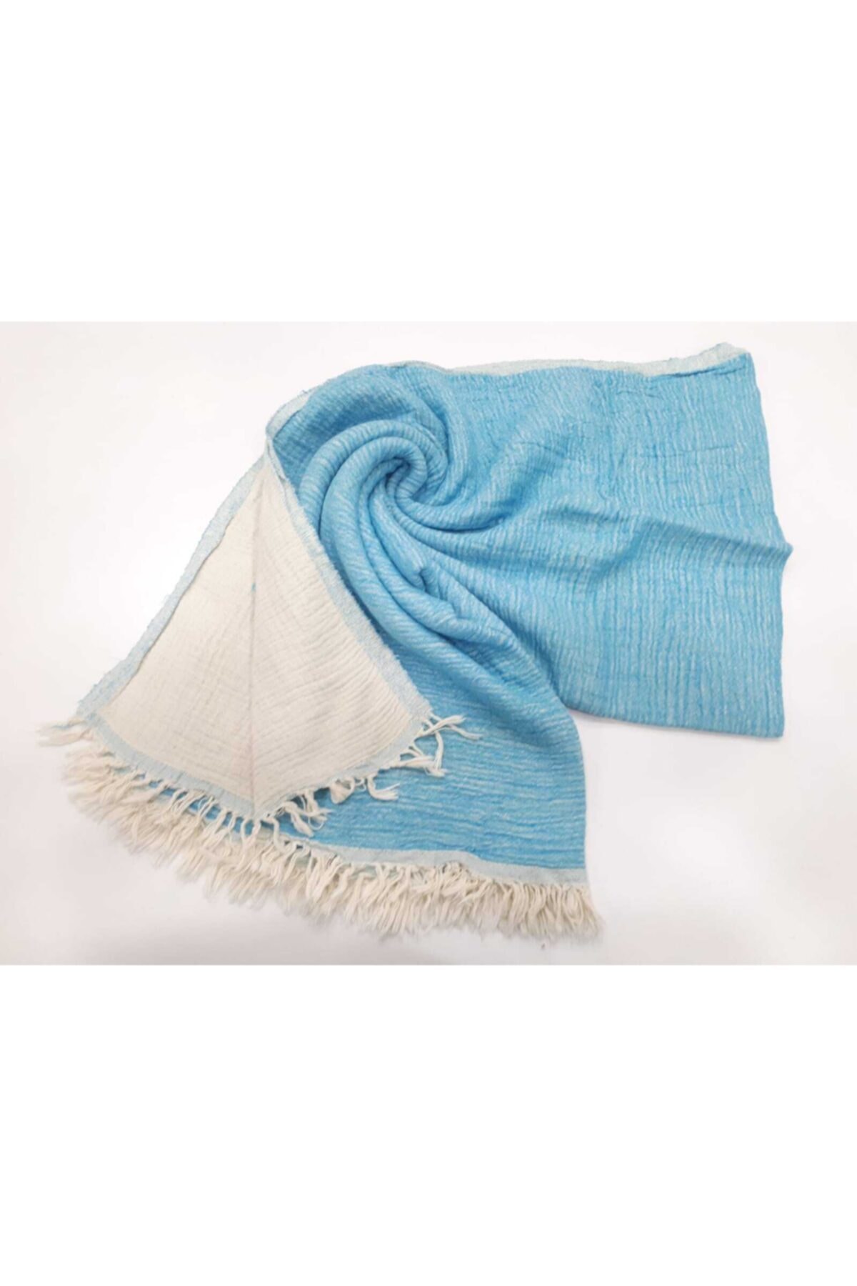 Peshtemal And Peshkir by HAKAN Tekstil Müslin Peştemal Turkuaz