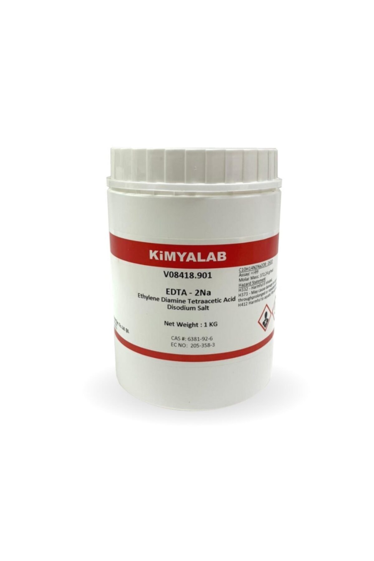 KimyaLab Edta Disodyum Tuzu Titriplex Iii - Edta-2na Salt Dihydrate Titriplex Iıı