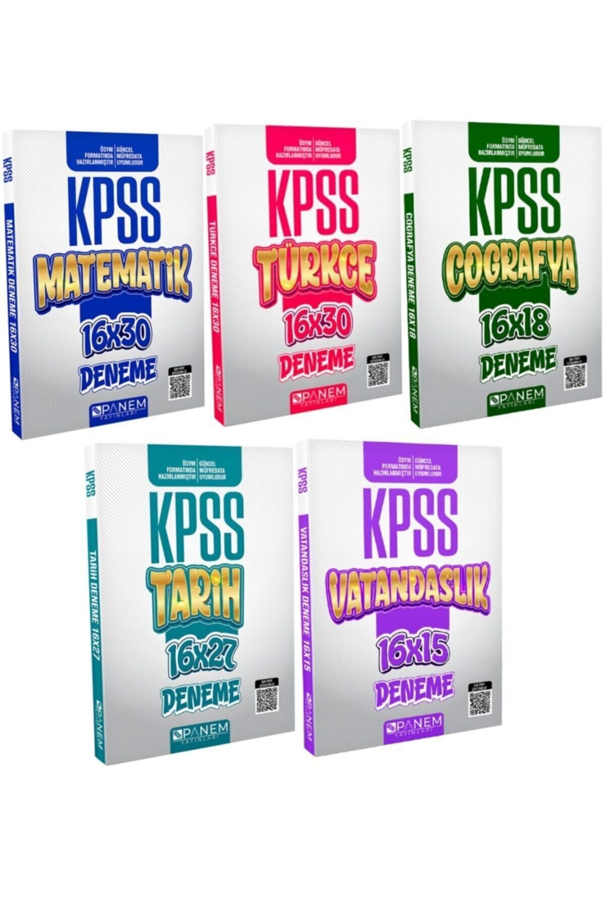 Panem Yayınları Kpss Genel Yetenek Genel Kültür Fulleten 16 Deneme Seti(toplam 1920 Soru)