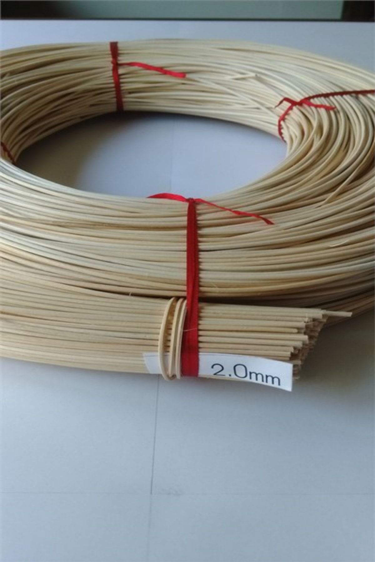 SIBYL Rattan Ip Doğal 2mm-150gr Dekoratif Örgü Bambu Çubuk Yuvarlak