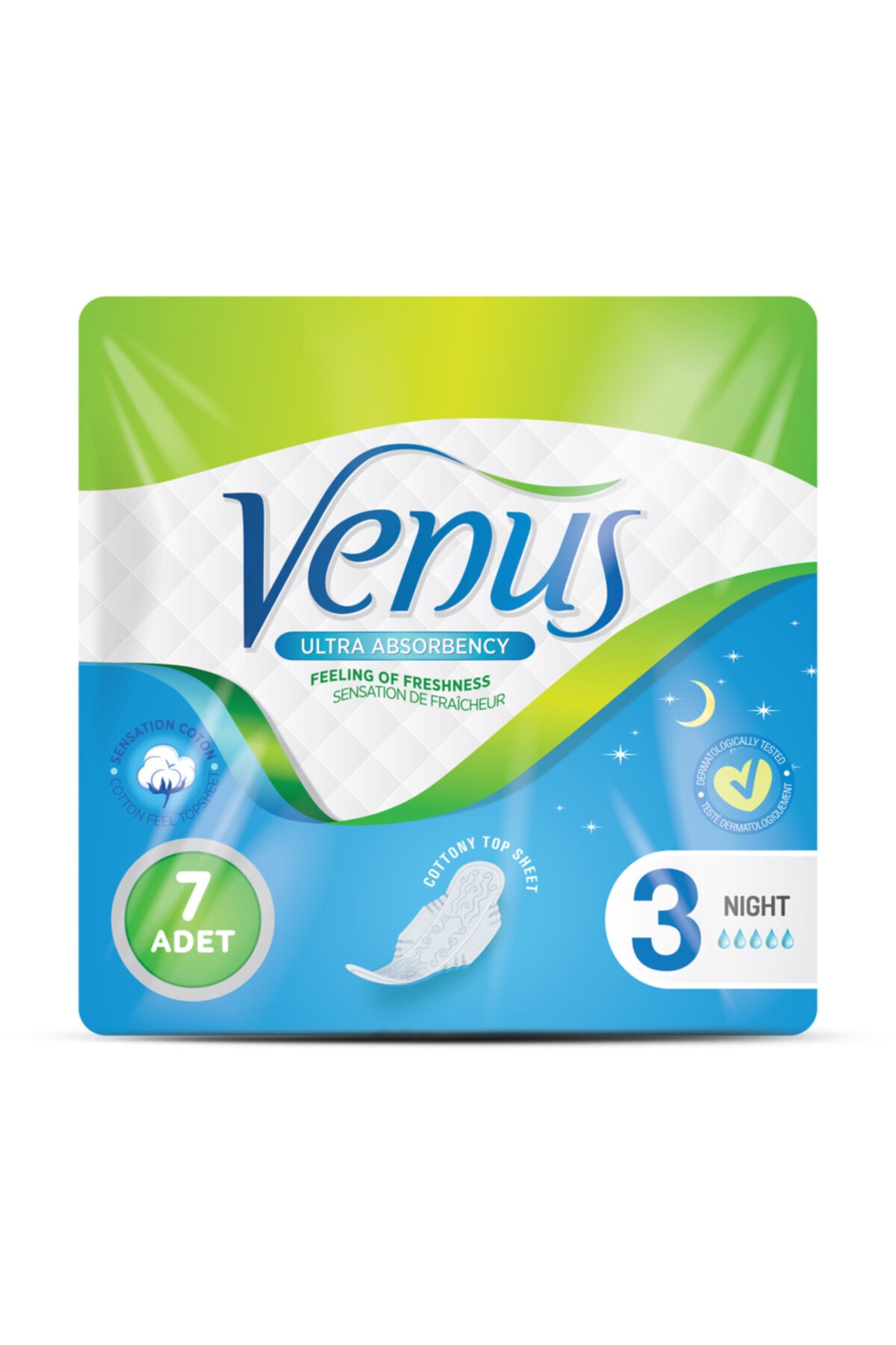 Venüs VENÜS HİJYENİK PED GECE 7 ADET (1 PAKET)