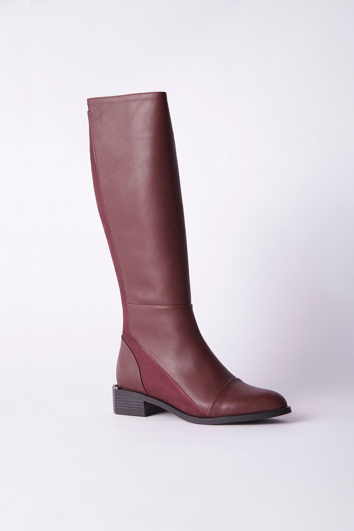 Mushoes Kadın Bordo Günlük Çizme 80 2904