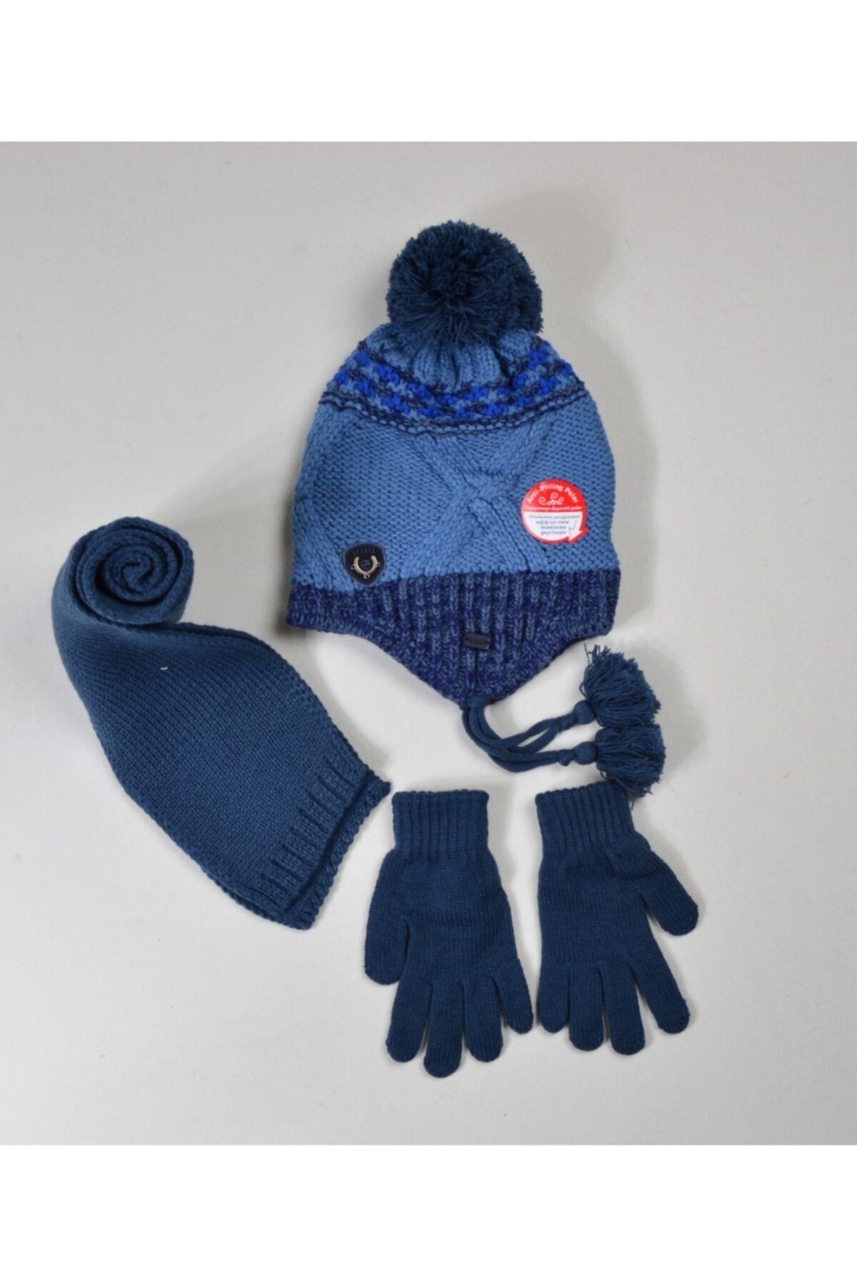 Kitti Erkek Çocuk 4-8 Yaş Mavi 3 Lü Set